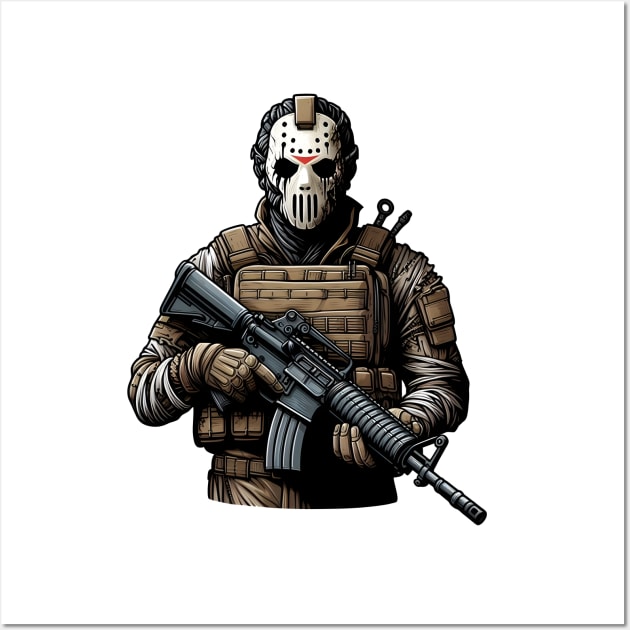 Tactical Jason Wall Art by Rawlifegraphic